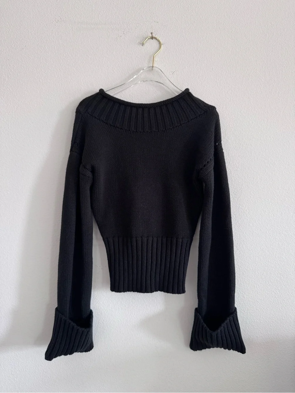 J Crew The Rollneck by BUCI In Black Size XS